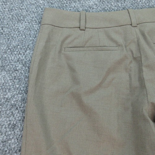 Ann Taylor Pants Womens 8 Beige Black Houndstooth Tapered 32x25.5 - Picture 18 of 22