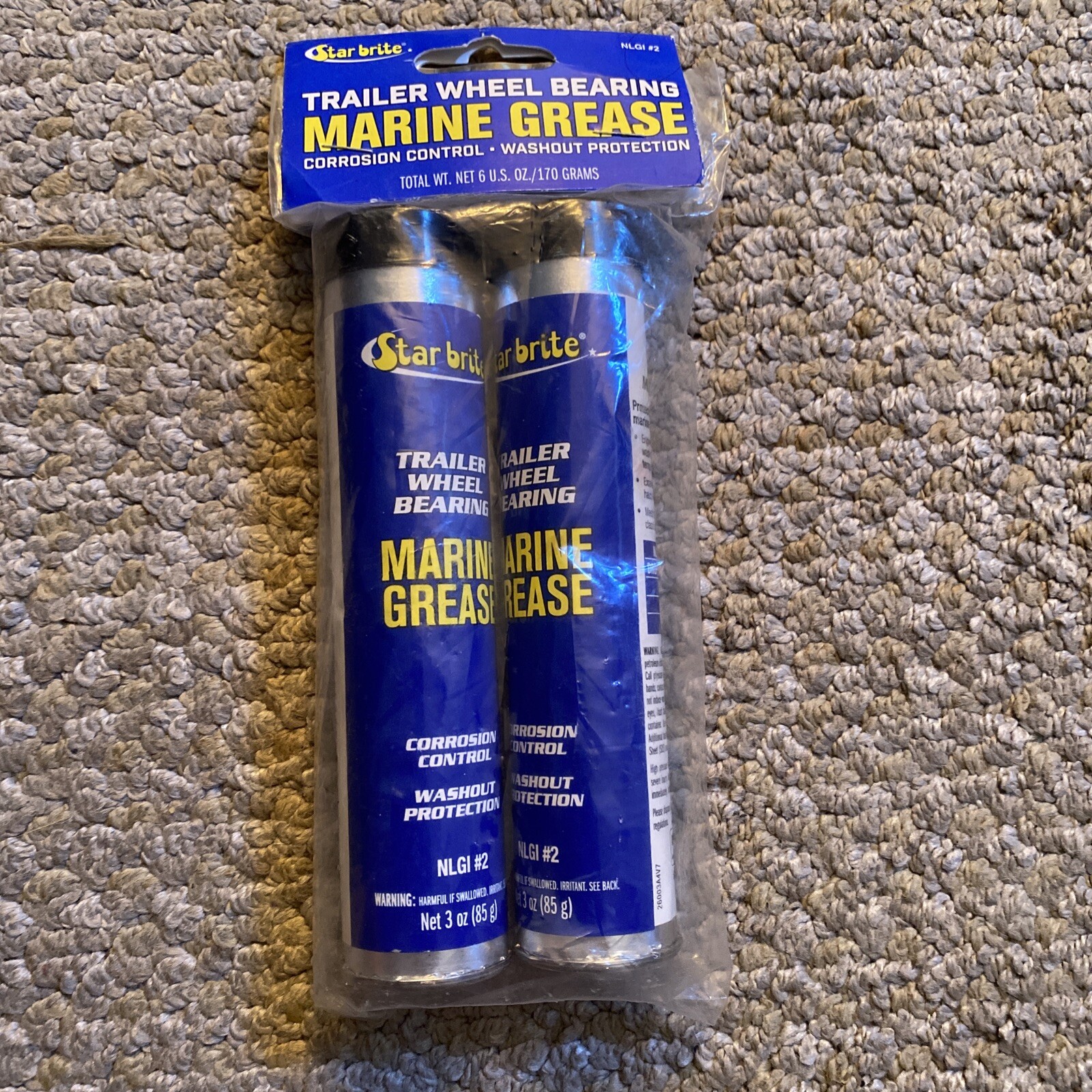Star brite Marine Trailer Wheel Bearing Grease 3 oz. Cartridge 2/Pack