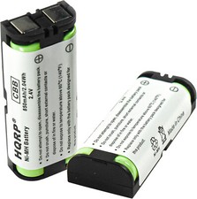 2-Pack HQRP Battery for Panasonic KX-TG2631W, KX-TG2632, KX-TG2632W, KX-TG2632B