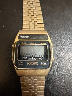 Vintage Network Melody Dualtime Watch Untested Parts | eBay
