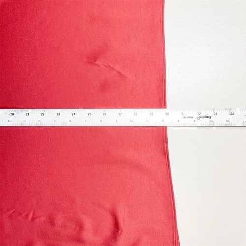 Eileen Fisher Recycled Polyester Satin Box Top Plus Size 2X Red Short Sleeve NWT - Picture 8 of 9