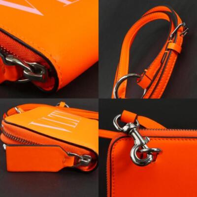 VALENTINO ハントハック Valentino Garavani Authentic Coin Case Shoulder Wallet