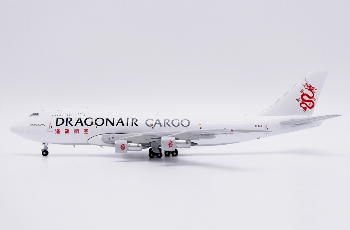 1/400 B747-300 ドラゴンエア カーゴ Jcwings Dragonair Boeing 747-300M(SF) 20th Anniversary B-KAB 1/400