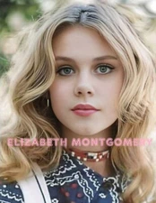 ELIZABETH MONTGOMERY #104 BEAUTIFULLY COLORIZED PHOTO 11 X 8.5 SHIPS FREE