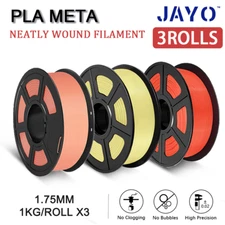 JAYO 3D Printer Filament PLA META With Spool 1.75mm 1.1KG Fast Print Wholesale