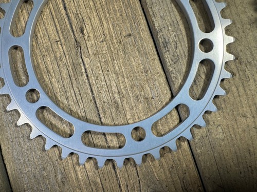 Plato Shimano 41T Fixie Track Old School BMX 5 brazos 130 BCD Japón vintage - Imagen 8 de 10