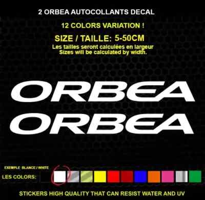 Kit Stickers Autocollants Pour Vélo Orbea, VTT, BMX, Laser, Neuf