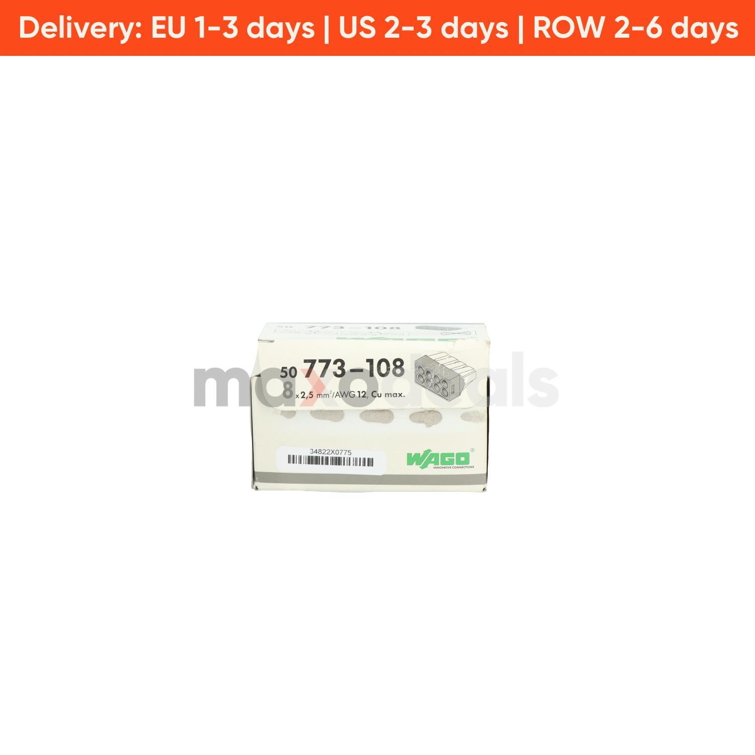 Wago 773-108 Wire Connector New NFP (50pcs) | eBay