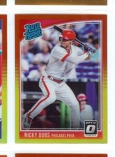 NICK DUBS WILLIAMS 2018 Donruss Optic Rated Rookie Variation PRIZM RED YELLOW 