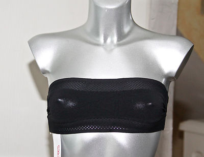 Haut De Bikini Bandeau Eres Noir - Taille 44 (US 12) - Microfibre - Neuf Avec étiquettes - Fabriqué En France