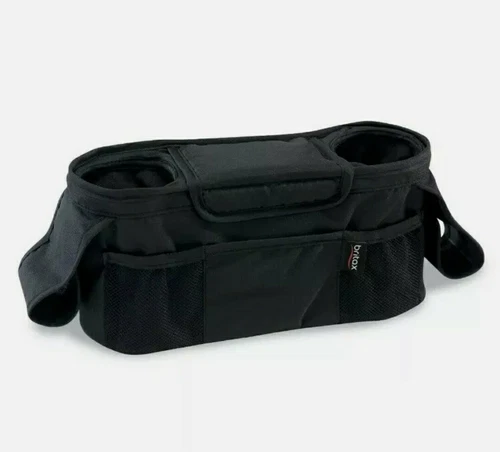  Britax Stroller Organizer Bag, adjustable, 2 beverage holder, 3 outside pockets - Picture 2 of 6