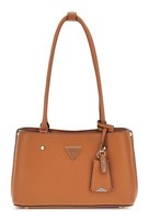 Guess Meridian Ii Shoulder Satchel Bag Schultertasche Tasche Cognac Hellbraun