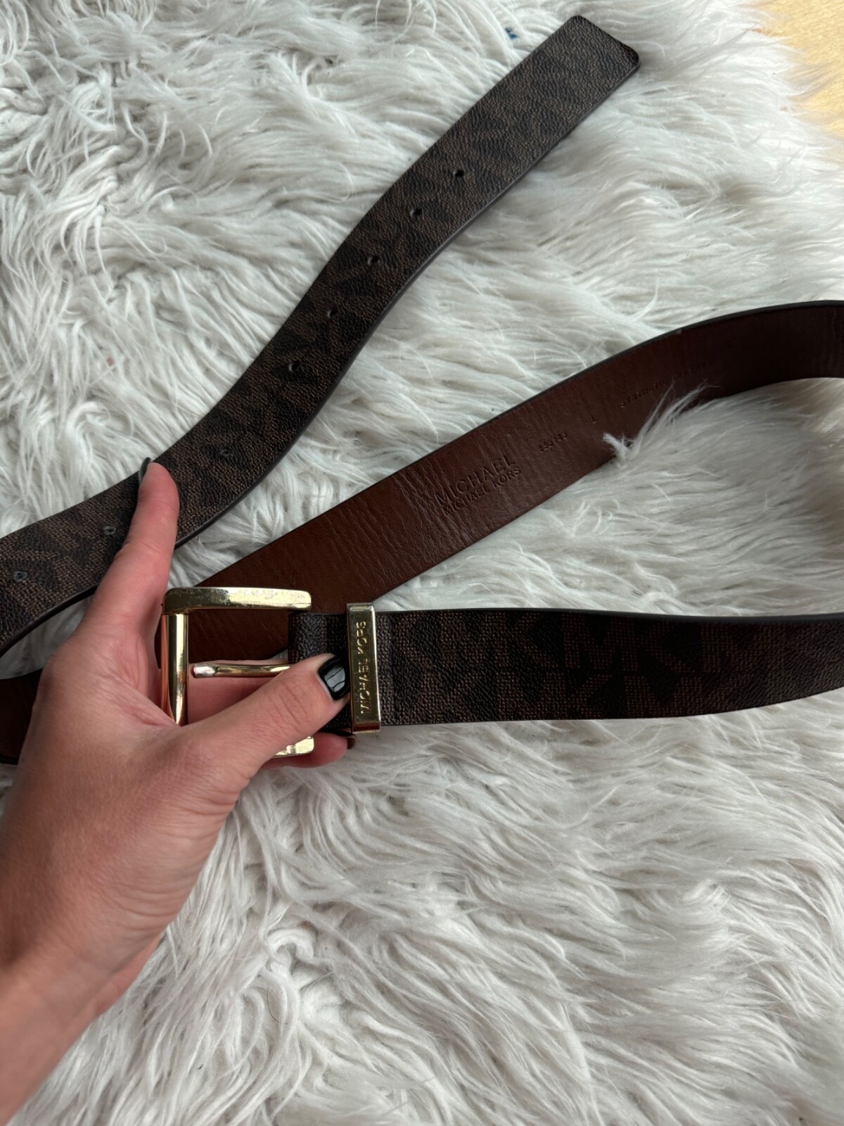 leather belt Michael Kors women-image