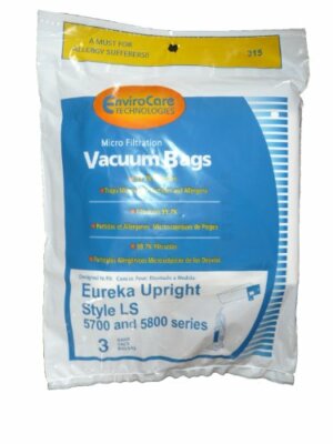 3 Eureka Type LS Sanitaire Vacuum Bags 