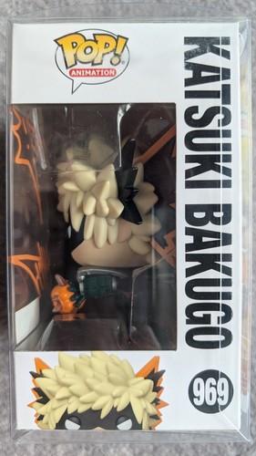 Katsuki Bakugo #969 Signed Clifford Chapin Hot Topic My Hero Academia Funko Pop - Picture 4 of 6