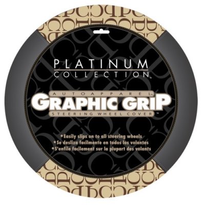 Plasticolor 6331R06 Platinum Collection Signature Series Steering Wheel Cover