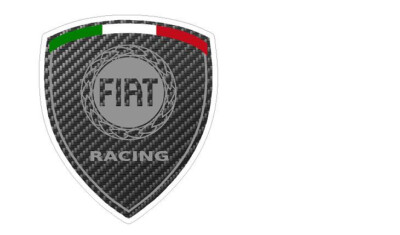 FIAT RACING MOTORSPORT STICKERS DECALS x2 | eBay UK
