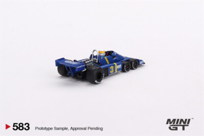 No410 ミニカー1/12 Tyrrell P34 GP Winner MINI GT 1:64 Tyrrell P34 #3 / #4 1976 Swedish GP Diecast Model Car