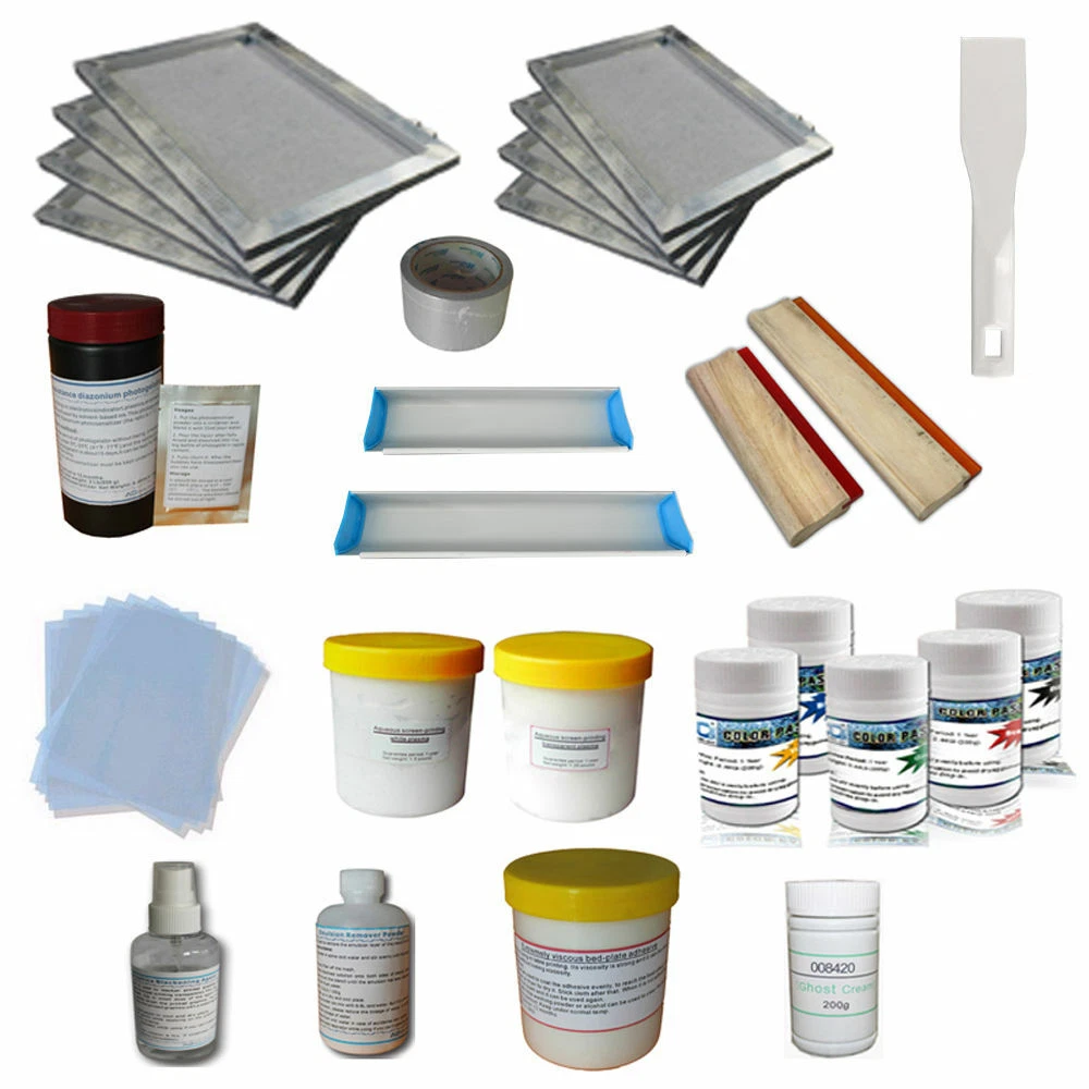 T shirt top screen printing materials