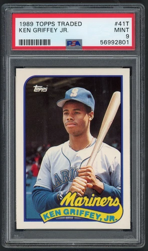 1989 Topps Traded Ken Griffey Jr. Mariners PSA 9 MINT HALL OF FAME ROOKIE CARD