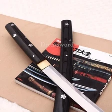 Damascus Folded Steel Clay Tempered Shirasaya Kill Bill Oren Ishi Sword Japanese