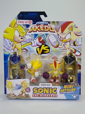 2024 Legends of Akedo Super Sonic vs Super Shadow Versus Pack 2'' Mini Battling