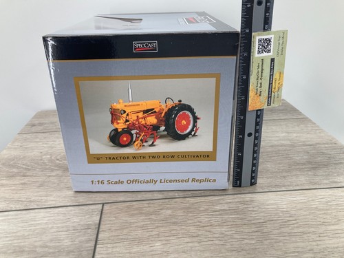 SpecCast Minneapolis Moline U Gas 2 Row Cultivator Tractor 1/16 Scale Replica - Picture 11 of 11