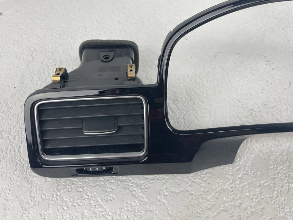 2011-2017 Volkswagen Touareg Instrument Cluster Trim Bezel W/ Air Vents OEM - Image 2 of 4