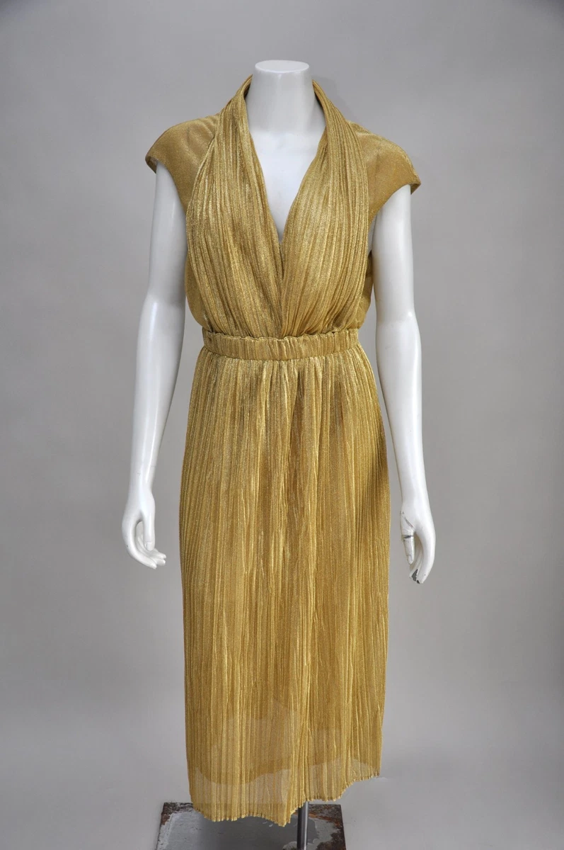 1980s gold dress 1980s Vintage Black Knit Party Dress with Gold Sequin Bows – Hootie Vintage main image 1