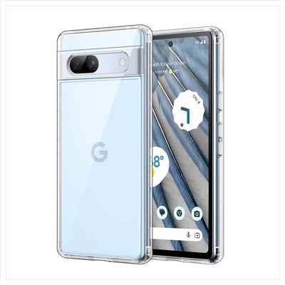 Hülle für Google Pixel 7a 61 Zoll 2023 Stoßfest transparent Kratzfest