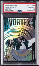 2021 PANINI DONRUSS VORTEX #VTXZWI ZACH WILSON ROOKIE RC PSA 10