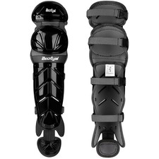 Beutyal Baseball Softball Catcher Leg Guards Shin Guards Adult 15 Inch