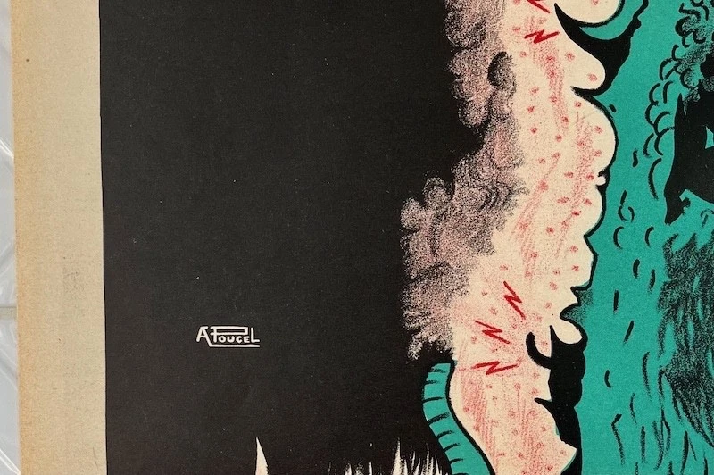 Godzilla (1954) Inoshiro Honda - seltene französische Litho 24x33 - NIEDRIGER PREIS - Bild 4 von 4