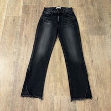 Moussy Vintage Jeans HOWA High Rise Black Size 27 Stretch