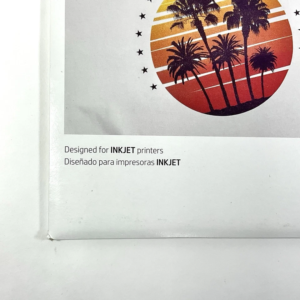 HP Iron-On Transfer Paper 12 Sheets INKJET (8.5" x 11") C6049A SEALED - Image 4 of 4