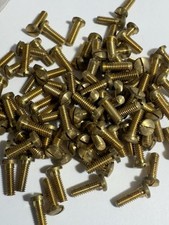 10 Rollei Germany Camera Screw 1.7mm X 6.3mm Length Brass Machine 01213.00.0 NOS