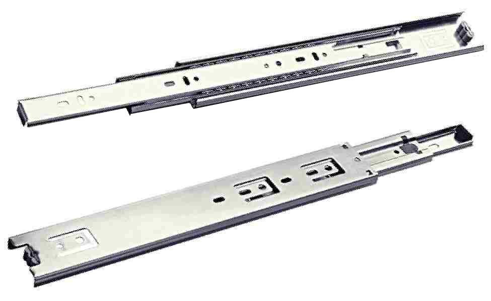 (5 Pack) 100 Pound Ball Bearing Drawer Slide Set 14 inch Lon
