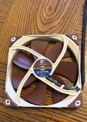 Noctua NF-A14 PWM 140mm Premium Quiet Fan - Brown/Beige