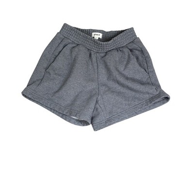 Pact Sweat Shorts Womens Small Gray Organic Cotton Lounge Athleisure Casual