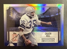 24 Topps Chrome Signature Class Gridiron Ambassadors Calvin Hill /175 🔥