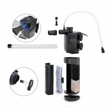 hygger 3 in 1 Aquarium Filter Submersible Oxygen Internal Fish Tank Water Pump