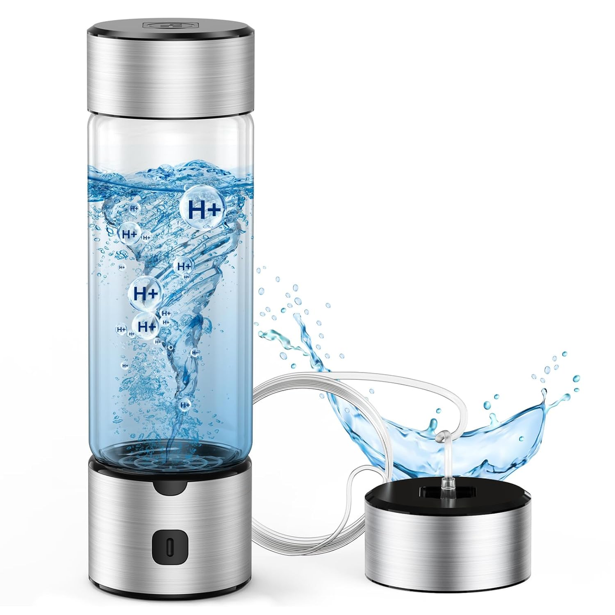 Hydrogen Water Bottle Generator, 2 in 1 Hydroh Hydrogen Water