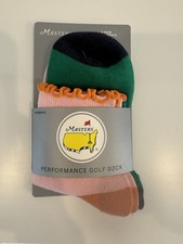FootJoy Masters Golf Ankle Socks 2 Pairs Multicolor 6-9 Moisture Wicking