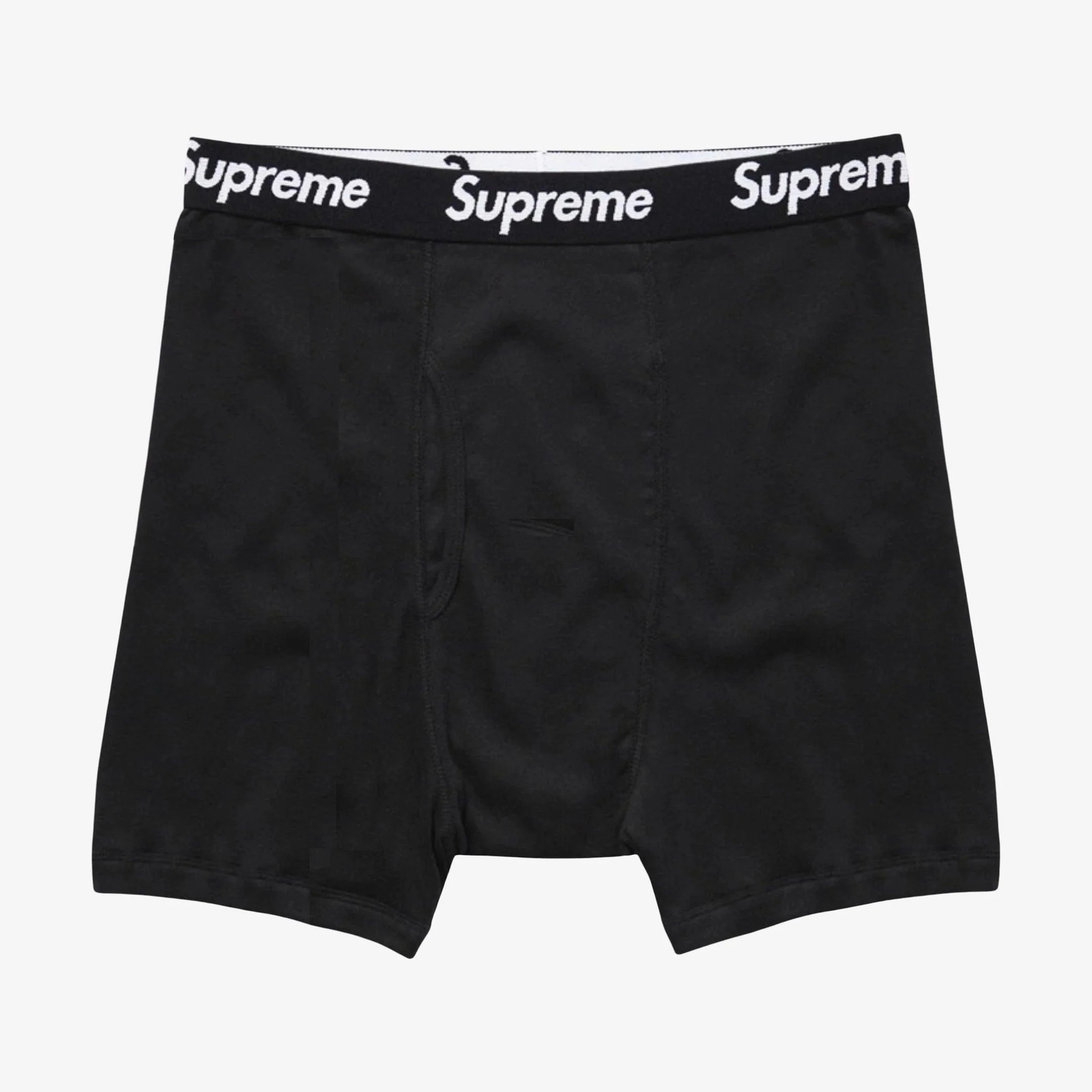 Supreme x Hanes Boxer Brief (1 Single Boxer Brief) Black Underwear Unisex Adult