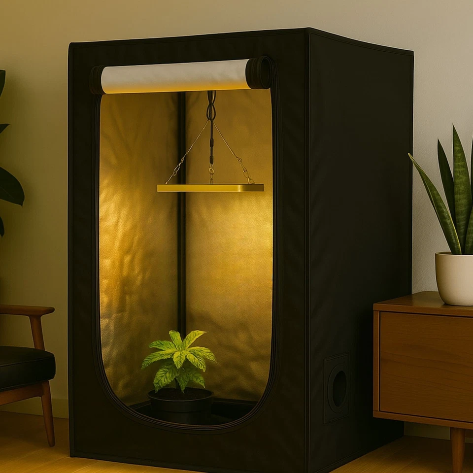 Coffret de culture complet Tente de culture à LED Armoire de culture Tente... - Photo 2/4