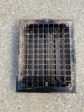Antique Heat Grate Floor Register Vent 14x11 (12”x9” Insert) Vtg Louvered