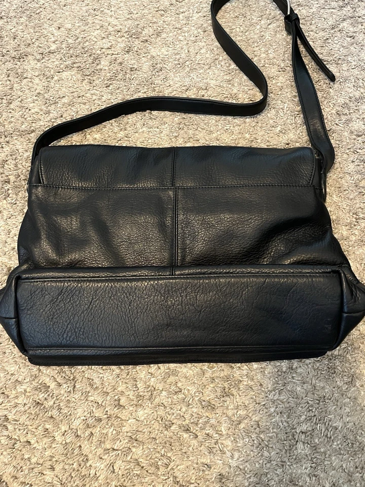 Bolso Bandolera Vintage Liz Claiborne Bolso de Hombro Negro Años 90 Y2K Foto 4 de 4
