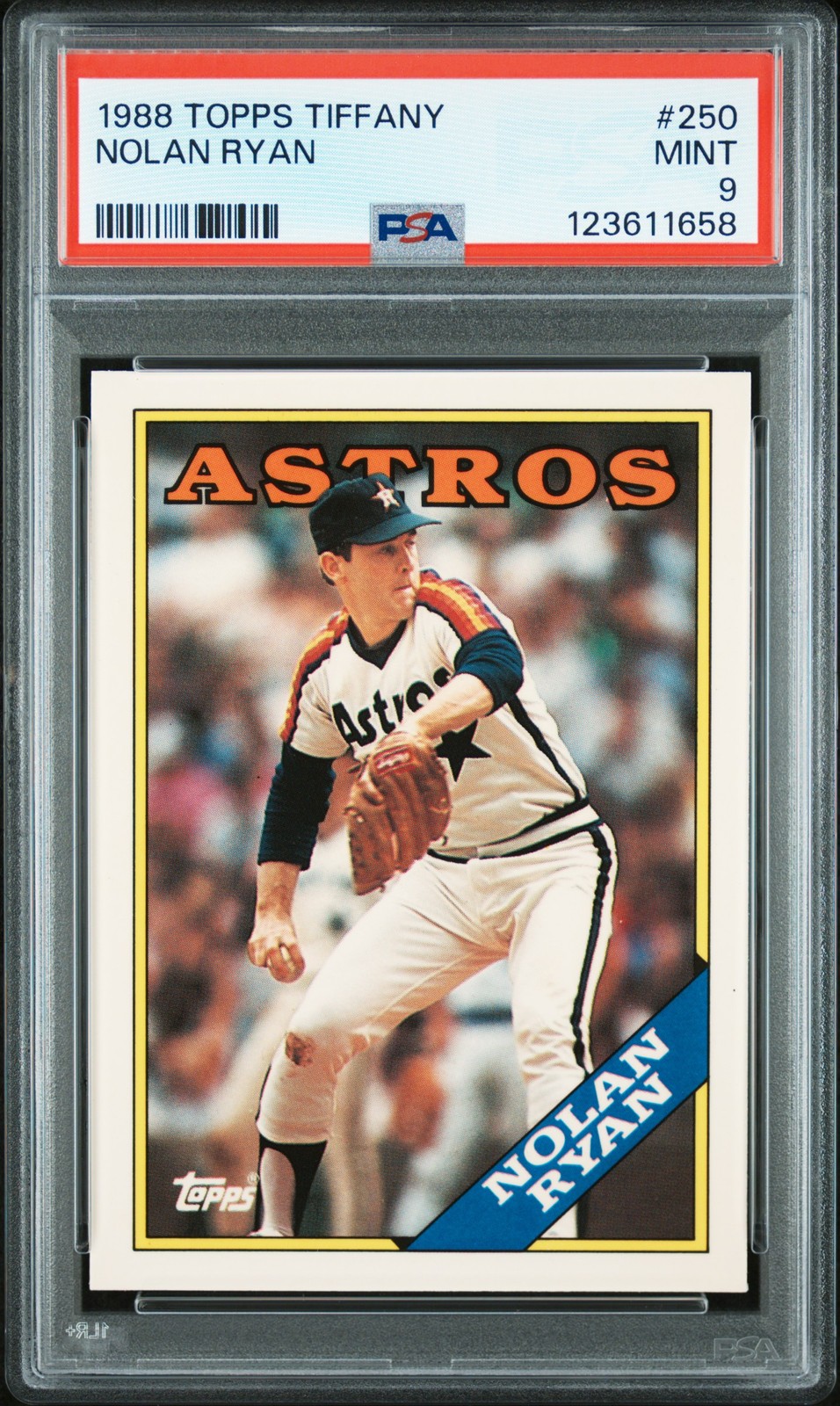 1988 TOPPS TIFFANY #250 NOLAN RYAN PSA 9
