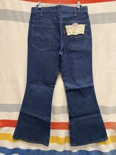 Vntg 80s Levi’s Big Bell Bottoms Jeans 684 Deadstock NWT Denim Blue USA 33x31