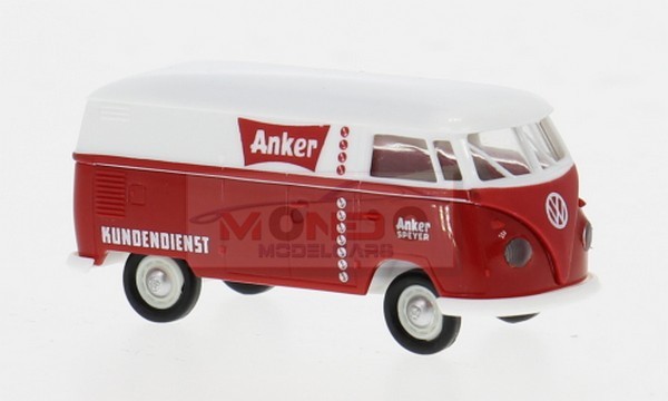 1:87 Brekina Plast Vw T1B Kasten 1960 Anker BRE32303 Modellbau-image